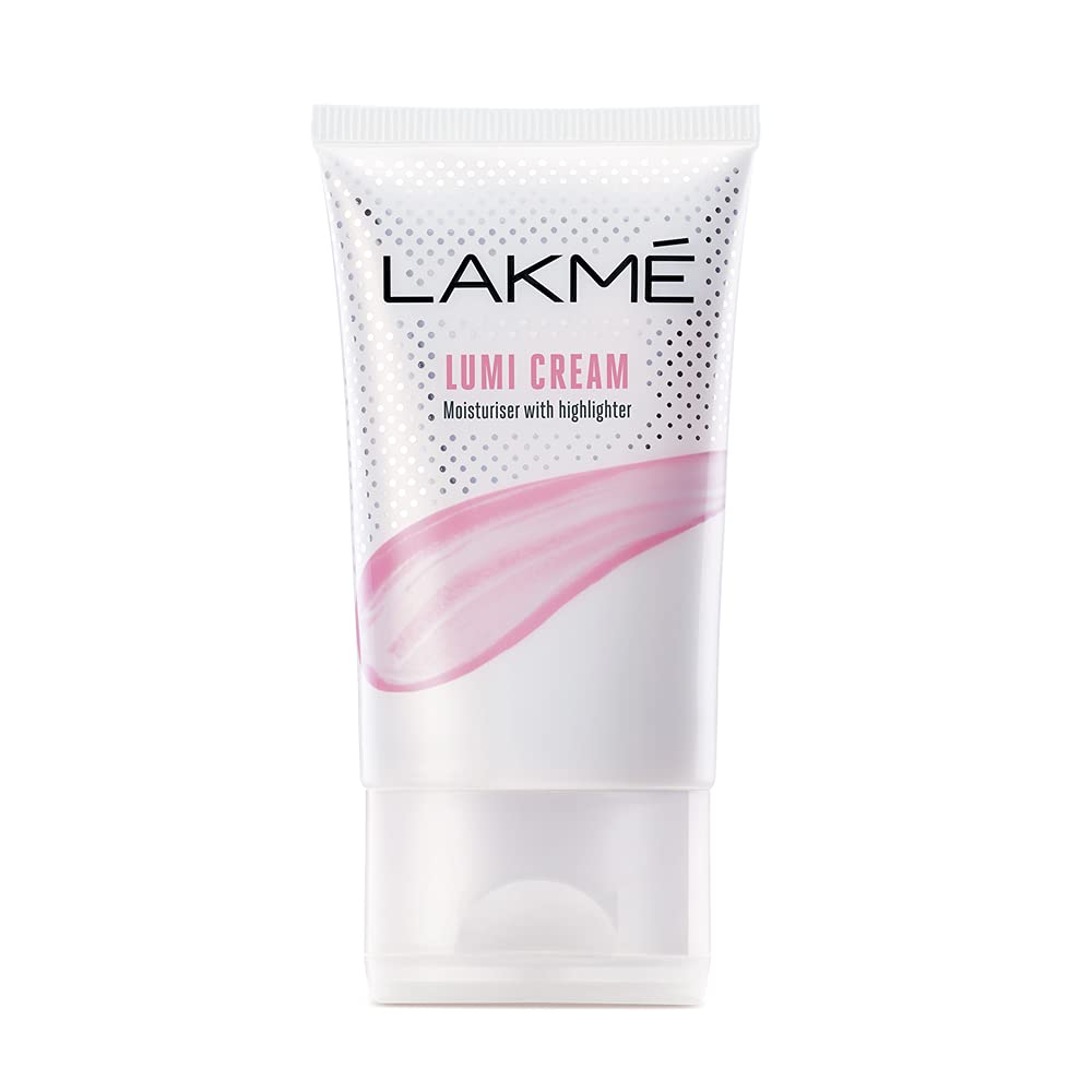 Lakme Lumi Cream ,Moisturizer with highlighter, Enriched with Niacinamide for all skin type,30 gm
